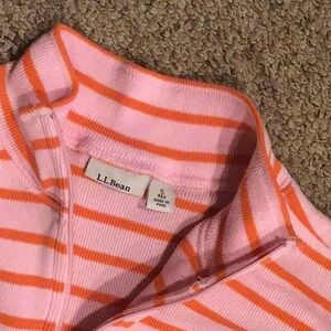 L.L. Bean 1/4 Zip Cotton Pullover